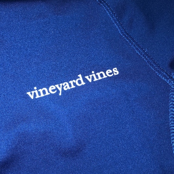 Vineyard Vines xsmall blue zip up athletic top - Picture 6 of 8